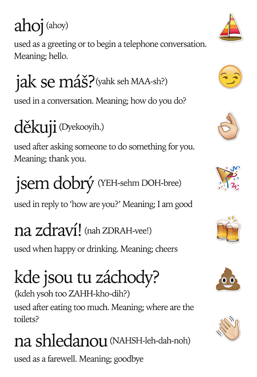 A Beginners Guide To The Czech Language Tres Bohemes